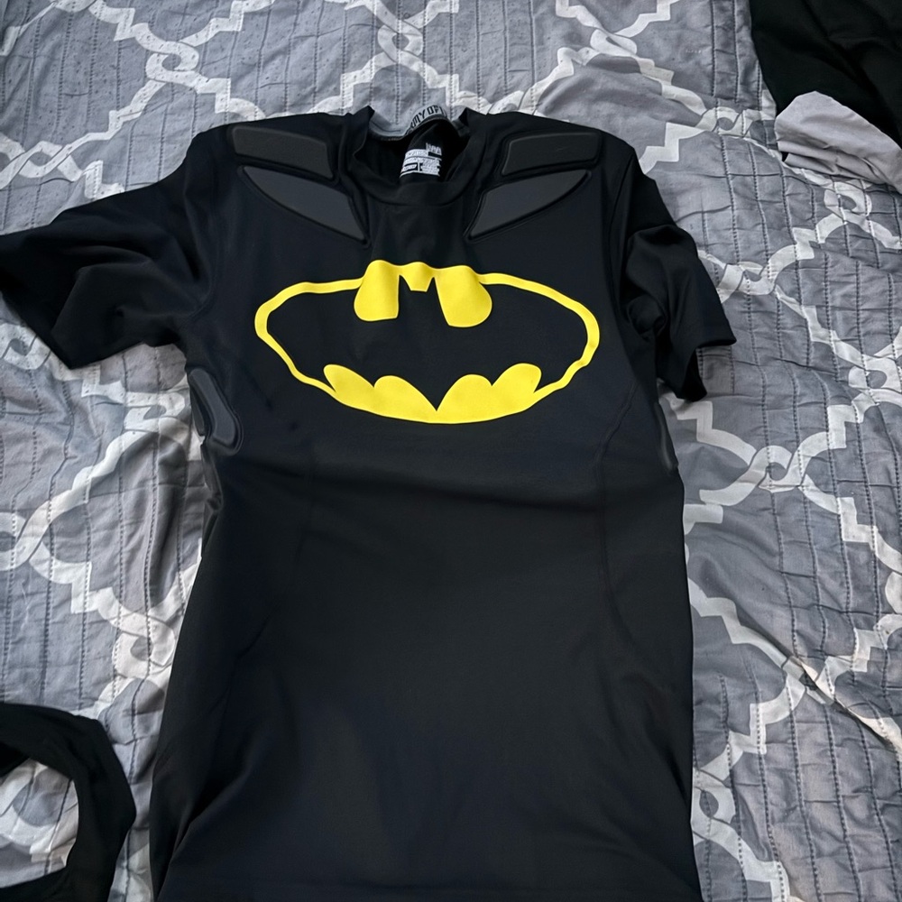 Kids Batman Costume T-Shirt - Black and Yellow